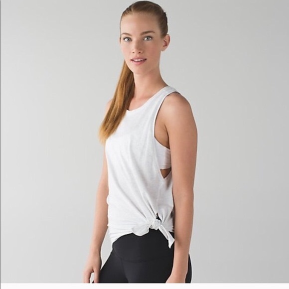 Lululemon Side Tie Tank Top - Size 4 - Picture 1 of 8